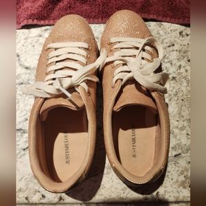 Women's Rose Gold Tennis Shoes